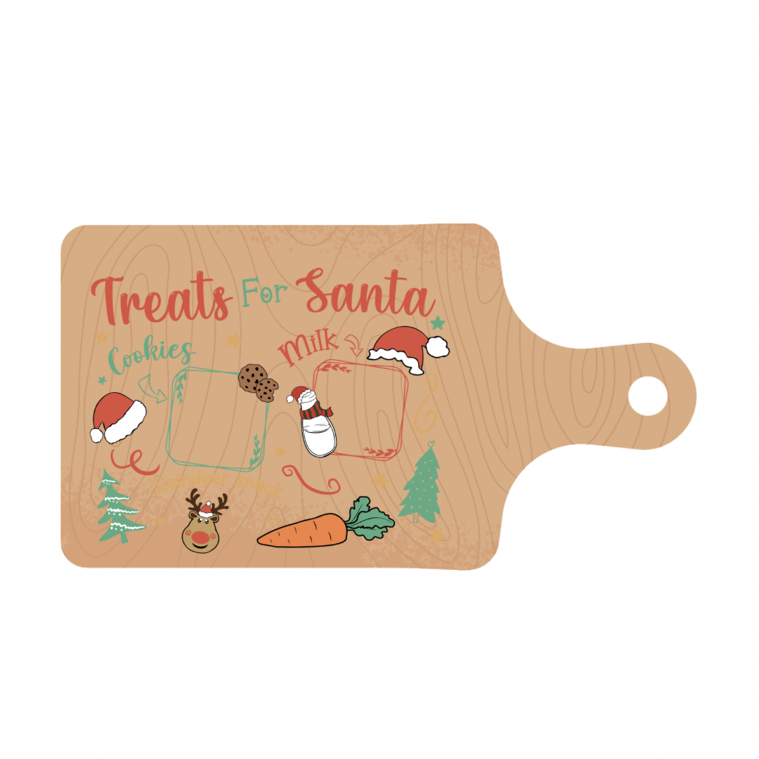 Santa Plate UV DTF