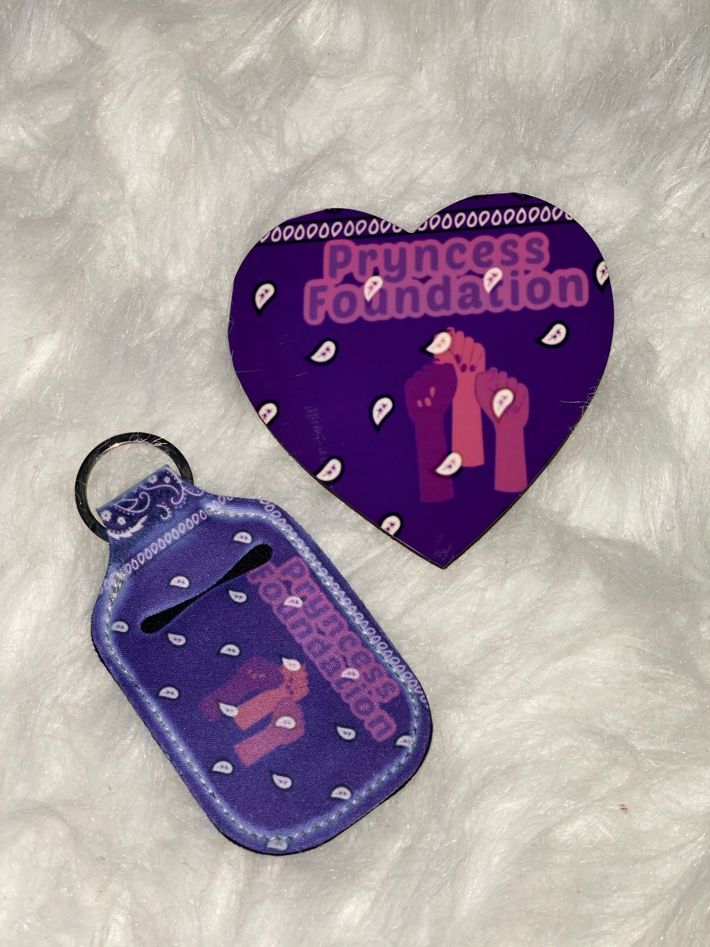 Hand sanitizer keychain